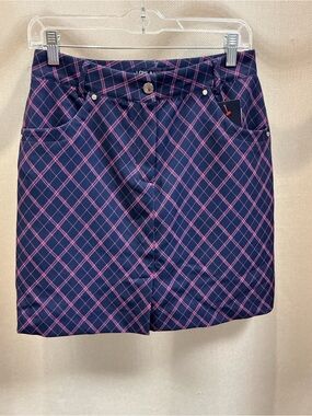 Lohla Sport The Tropical Argyle Skort Navy